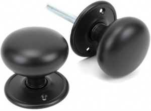 57mm Mushroom Mortice/Rim Door Knob Set